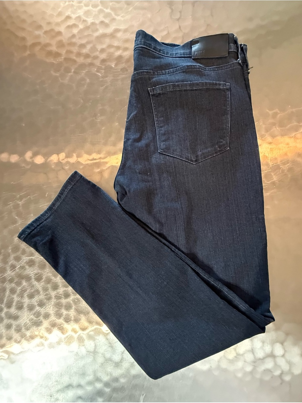 PAIGE Men’s Dark Indigo Denim Jeans 36X32 – Ink Well Wash